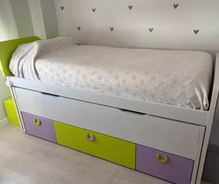 Cama nido con cajones
