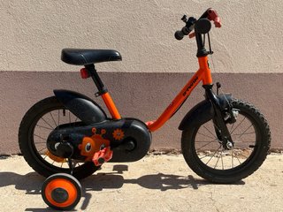 Bicicleta infantil Btwin 12 naranja
