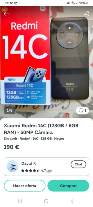 Xiaomi Redmi 14C Display Roto