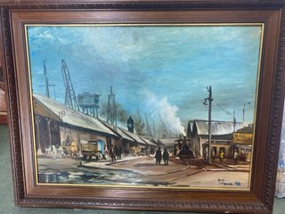 Cuadro Puerto Industrial F. Pascua 1980