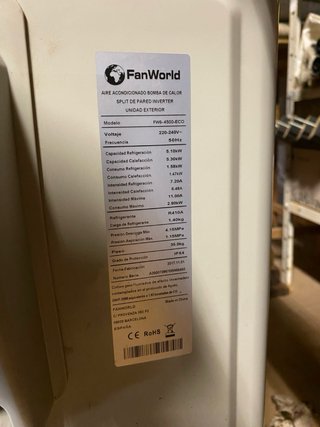 Aire acondicionado FanWorld FW6-4500-ECO Inverter