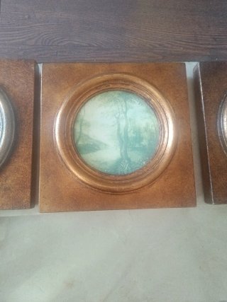 Cuadros decorativos clásicos madera y mármol