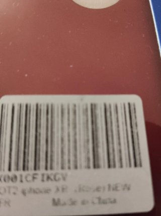 Custodia ORETECH per iPhone XR (Rosa e Rosso) NUOVA