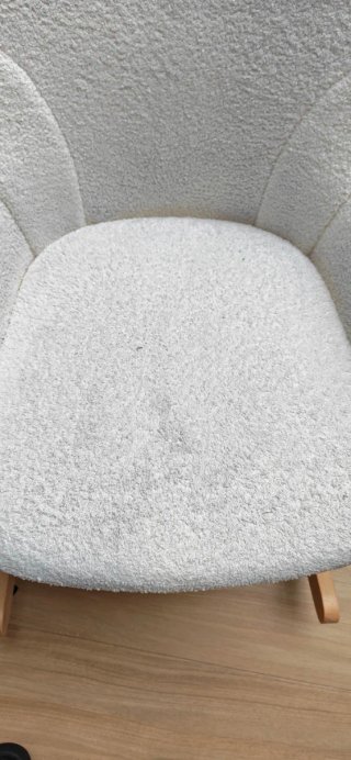 Mecedora Lactancia Textil blanco