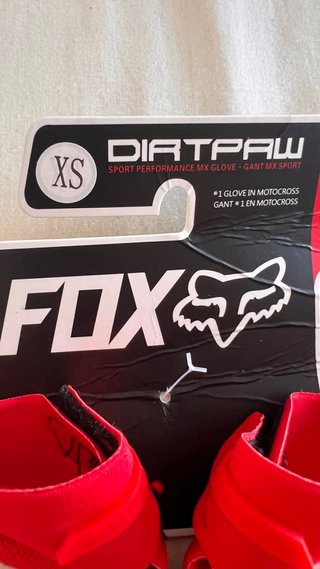 Guantes Fox Dirtpaw Talla XS Niños