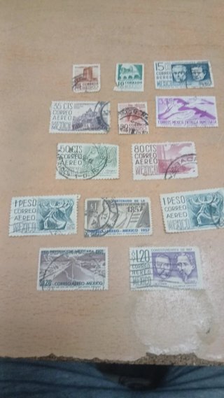 Lote Sellos México Filatelia