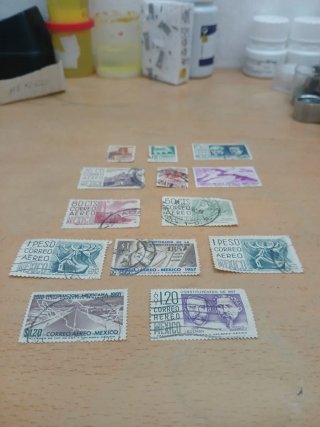 Lote Sellos México Filatelia