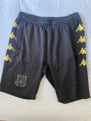 Pantalón corto Kappa Alcorcón Negro/Dorado