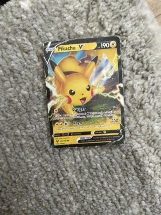 Carta Pokémon Pikachu V 190 PS