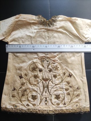 Traje antiguo Virgen/Niño Jesús P sXX
