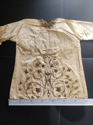 Traje antiguo Virgen/Niño Jesús P sXX