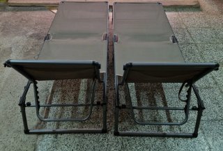 2 Tumbonas Reclinables Plegables