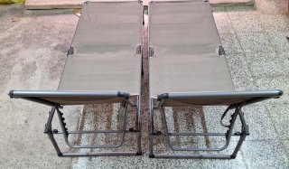 2 Tumbonas Reclinables Plegables