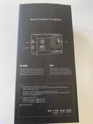 Cámara Deportiva COOAU 4K CU-SPC06