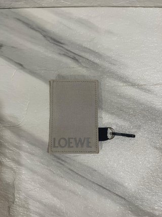 Billetera Loewe Beige/Gris