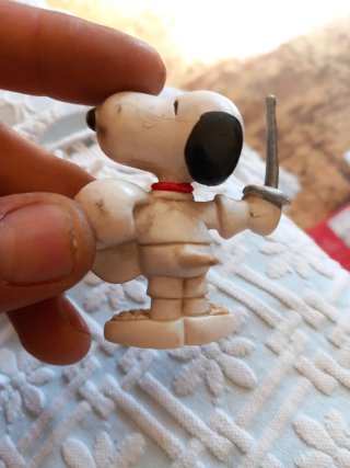 Figura Snoopy Esgrimista Vintage 1958-66