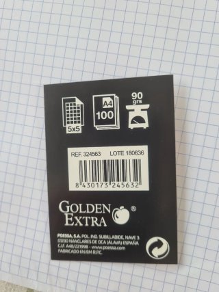 Archivador anillas A4 tapa plástico + 100 hojas