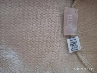 Cardigan Chicco beige con fiori