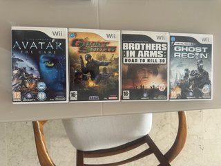 4 Juegos Wii: Avatar, Ghost Recon, Ghost Squad, Bi