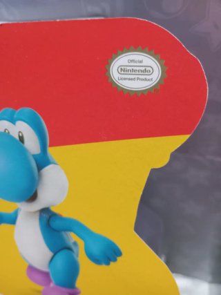 Muñeco Yoshi Celeste Super Mario Jakks Pacific