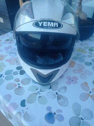Casco de moto YEMA blanco