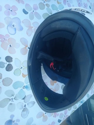 Casco de moto YEMA blanco