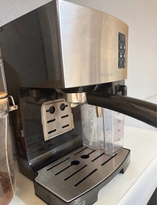 Cafetera Mango Negra/Acero