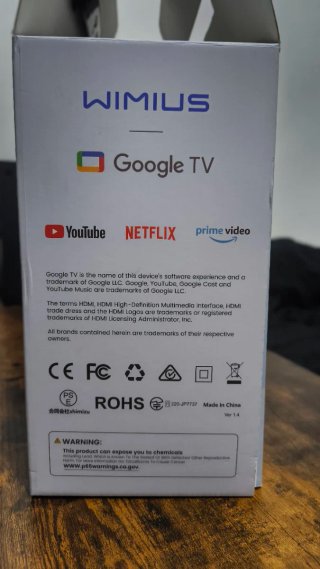Proyector 4K | 1200 ANSI | Dolby AUDIO | Google TV