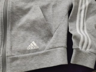 Sudadera Adidas Niña con Capucha y Cremallera