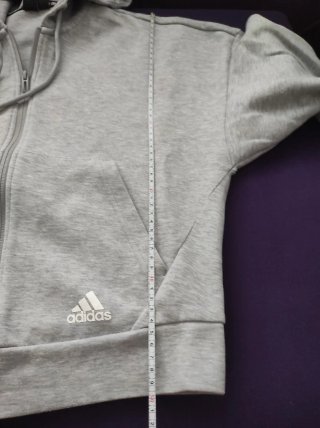 Sudadera Adidas Niña con Capucha y Cremallera