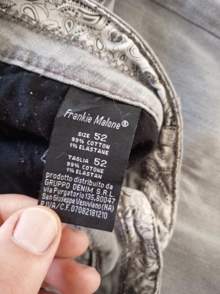 Jeans denim grigi