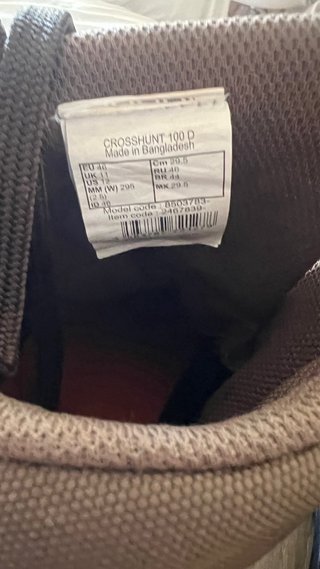 Botas de caza / senderismo decathlon solognac 46