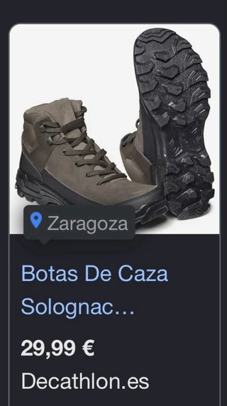 Botas de caza / senderismo decathlon solognac 46