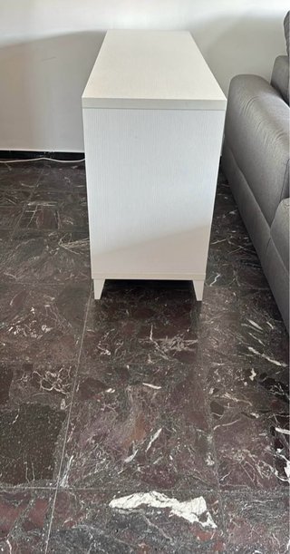 Madia Ikea Besta beige/bianco