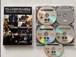Colección 5 Películas Transformers DVD