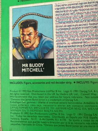 Figura James Bond Jr. Mr. Buddy Mitchell Vintage