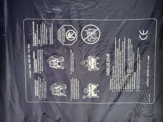 Cuna de viaje plegable