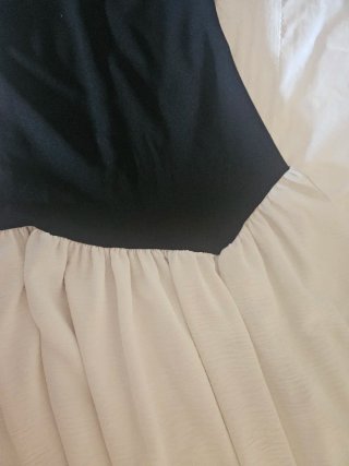 Vestido Verano Negro y Blanco