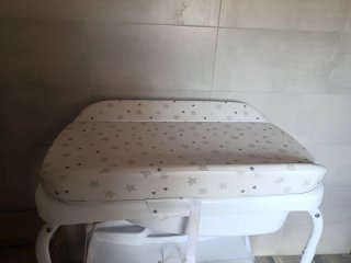 Bañera cambiador bebé estrellas