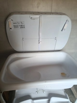 Bañera cambiador bebé estrellas
