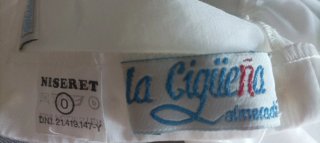 Traje de Bautizo Blanco
