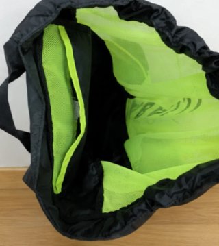 Bolsa red natación Nabaiji Decathlon Negra y Verde
