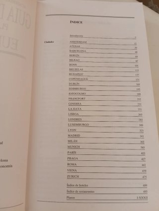 Guia del viajero. Europa 1995
