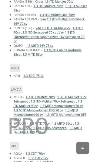 Sensor revoluciones 1300 cdti