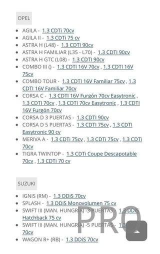 Sensor revoluciones 1300 cdti