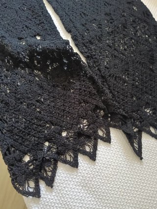 Pantaloni Zara Crochet Nero