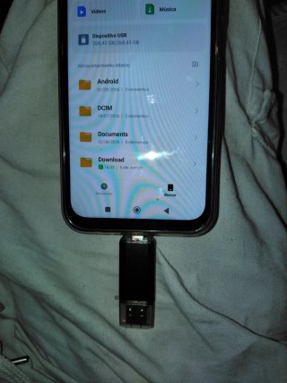 USB 268.43GB + Llavero + Adaptador
