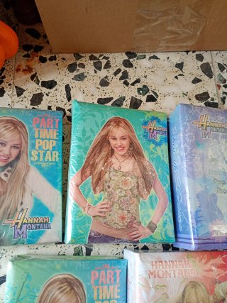 Lote 5 Álbumes Fotos Hannah Montana