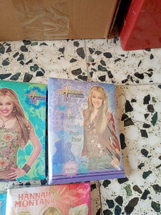 Lote 5 Álbumes Fotos Hannah Montana