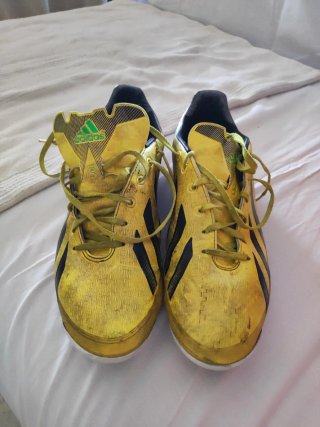 Botas de fútbol Adidas M 10 Hombre Amarillas